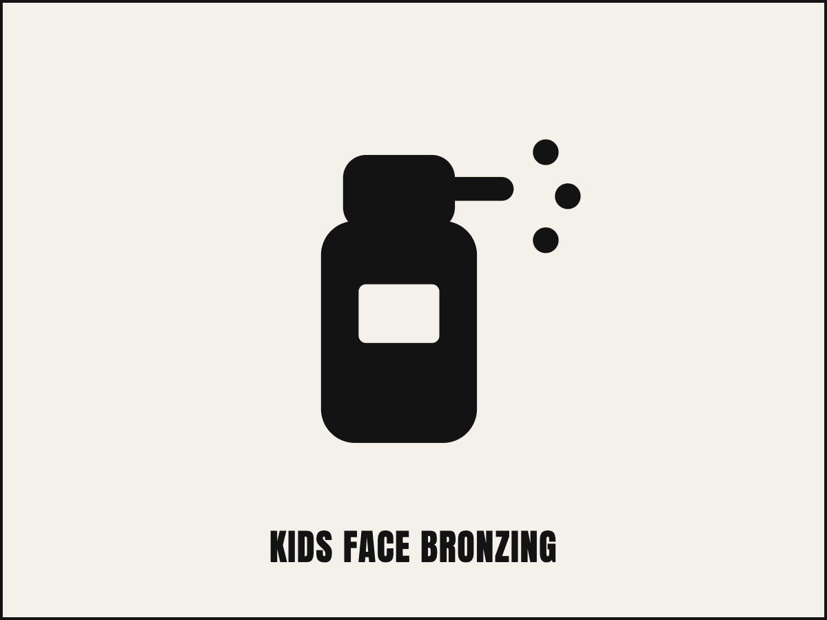 Kids Face Bronzing